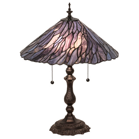 Meyda 218128 Jadestone Willow 21" High Table Lamp