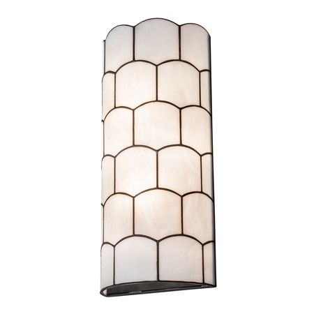 Meyda 221942 Vincent 8" Wide Honeycomb Wall Sconce