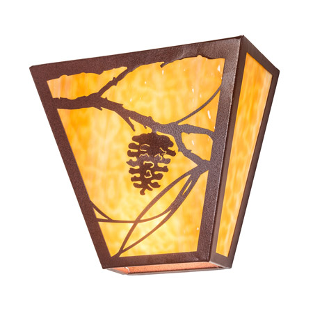 Meyda 225720 Whispering Pines 13" Wide Wall Sconce