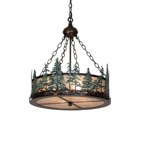 Meyda 226960 Tall Pines 22" Wide Inverted Pendant
