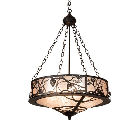Meyda 227444 Whispering Pines 24" Wide Inverted Pendant