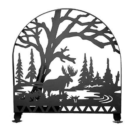 Meyda 23365 Moose Creek Arched Fireplace Screen
