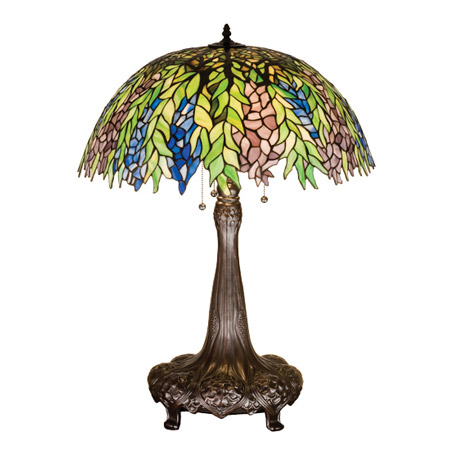 Meyda 26575 Tiffany Honey Locust Table Lamp