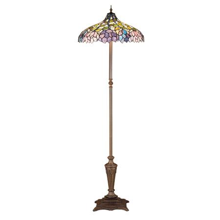 Meyda 30451 Tiffany Wisteria Floor Lamp