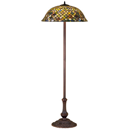 Meyda 30456 Tiffany Fishscale Floor Lamp