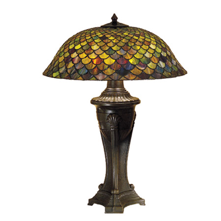 Meyda 31115 Tiffany Fishscale Table Lamp