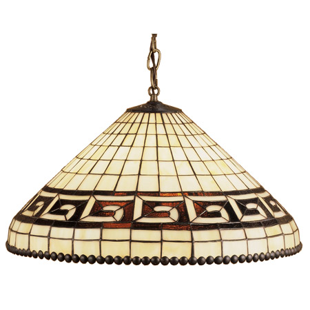 Meyda 36935 Tiffany Greek Key Hanging Lamp