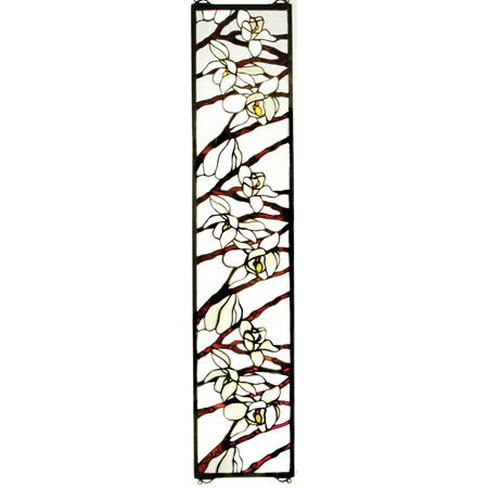 Meyda 47887 Tiffany Magnolia Stained Glass Window