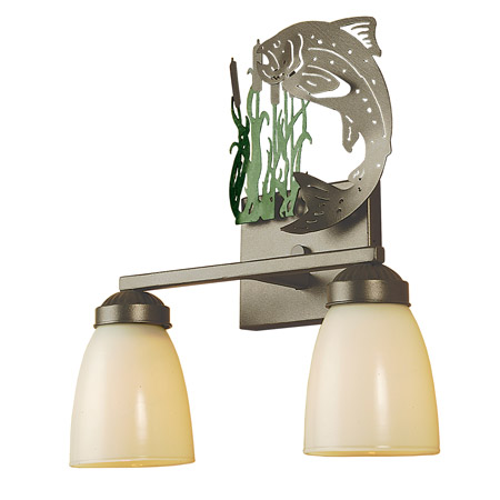 Meyda 51067 Leaping Trout Vanity Light