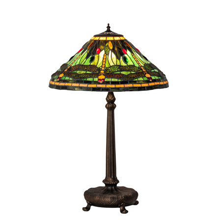 Meyda 52441 Tiffany Dragonfly 31" High Table Lamp
