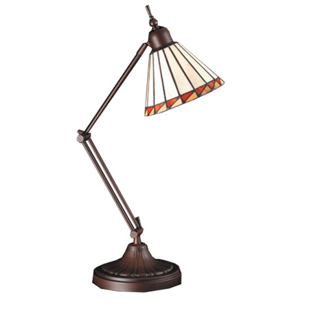 Meyda 65946 Prairie Mission Adjustable Desk Lamp