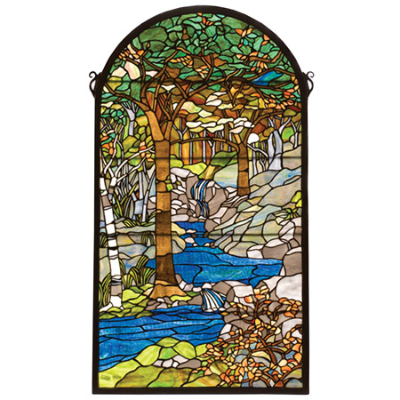 Meyda 77530 Tiffany Waterbrooks Stained Glass Window