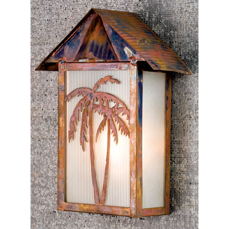 Meyda 77967 Floral Palm Tree Wall Sconce