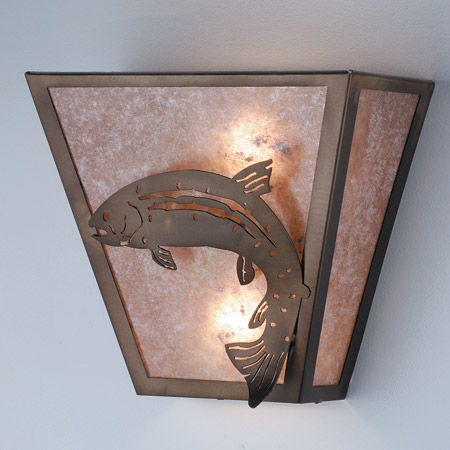 Meyda 82363 Trout Wall Sconce