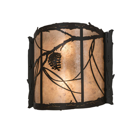 Meyda 98413 Whispering Pines 15"W Wall Sconce