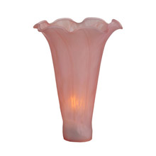 Meyda 10156 Favrile Small Pink Lily Lamp Shade