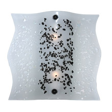 Meyda 114170 Fused Glass Ice Age Wall Sconce