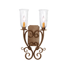 Meyda 115164 Thierry 14" Wide 2 Light Wall Sconce