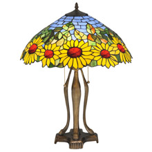 Meyda 119682 Sunflower Wild Table Lamp