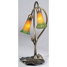 Meyda 12939 Favrile Lily Table Lamp