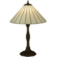 Meyda 137668 Duncan White Table Lamp
