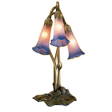 Meyda 14670 Pond Lily Pink/Blue Accent Lamp