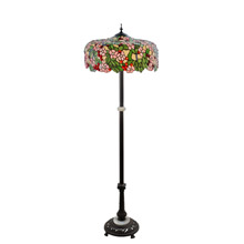 Meyda 148875 Tiffany Cherry Blossom 62" High Floor Lamp