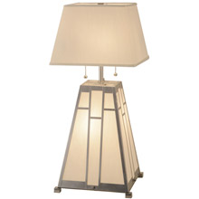 Meyda 154830 Craftsman Double Bar Mission 31"H Table Lamp