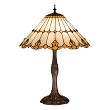 Meyda 17582 Tiffany Nouveau Cone Table Lamp