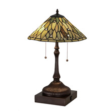 Meyda 177068 Dew Drop 24"H Jadestone Table Lamp