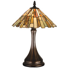 Meyda 18868 Tiffany Jadestone Delta Accent Table Lamp