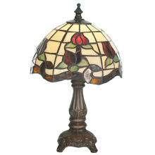 Meyda 19189 Tiffany Roseborder Table Lamp