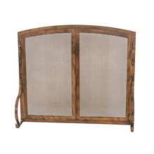 Meyda 196950 Prime 44" Wide X 38" High Arched Operable Door Fireplace Screen