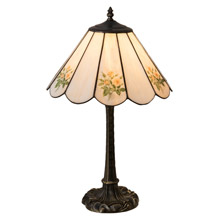 Meyda 218835 Tiffany Roses 21" High Table Lamp