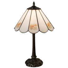 Meyda 218840 Tiffany Roses 21" High Table Lamp