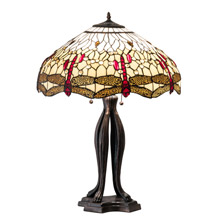 Meyda 229133 Tiffany Hanginghead Dragonfly 30" High Table Lamp
