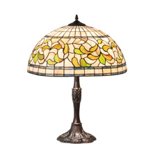 Meyda 232800 Tiffany Turning Leaf 26" High Table Lamp