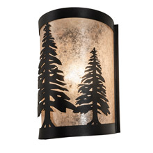Meyda 235698 Tall Pines 8" Wide Wall Sconce