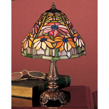 Meyda 26633 Tiffany Poinsettia Mini Lamp