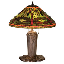Meyda 26680 Tiffany Dragonfly Table Lamp