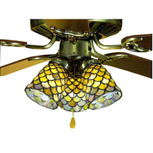 Meyda 27470 Tiffany Fishscale Fan Light Shade