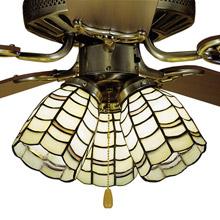 Meyda 27479 Tiffany Sea Scallop Fan Light Shade