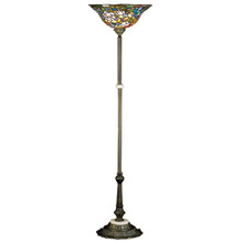 Meyda 31122 Tiffany Rosebush Torchiere Floor Lamp