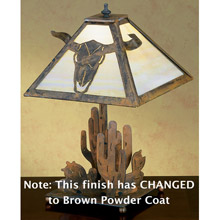 Meyda 32795 Longhorn Steer Skull Table Lamp