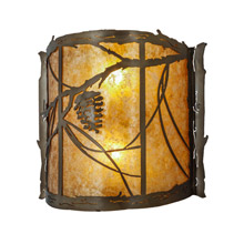 Meyda 32826 Whispering Pines Wall Sconce