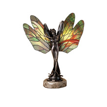 Meyda 38673 Tiffany Dragonfly Lady 21.5"H Accent Lamp