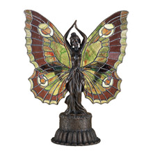 Meyda 48018 Tiffany Butterfly Lady Accent Lamp