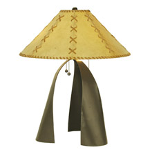 Meyda 50887 Sedona Faux Leather Shade Table Lamp
