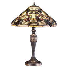 Meyda 52129 Tiffany Jeweled Grape Table Lamp