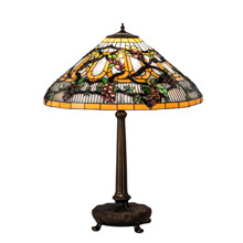 Meyda 65301 Tiffany Jeweled Grape 31" High Table Lamp